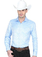 Camisa Manga Larga Para Hombre 'Centenario' *LIGHT BLUE-41462* - BELLEZA'S - Camisa Manga Larga Para Hombre 'Centenario' *LIGHT BLUE-41462* - Camisas Para Hombres - 41462 S