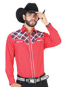 Camisa Vaquera Manga Larga para Hombre, 55% Cotton, 45% Polyester 'El General' * - ID: 42537 ROJO - BELLEZA'S - Camisa Vaquera Manga Larga para Hombre, 55% Cotton, 45% Polyester 'El General' * - ID: 42537 ROJO - BELLEZA'S - 42537