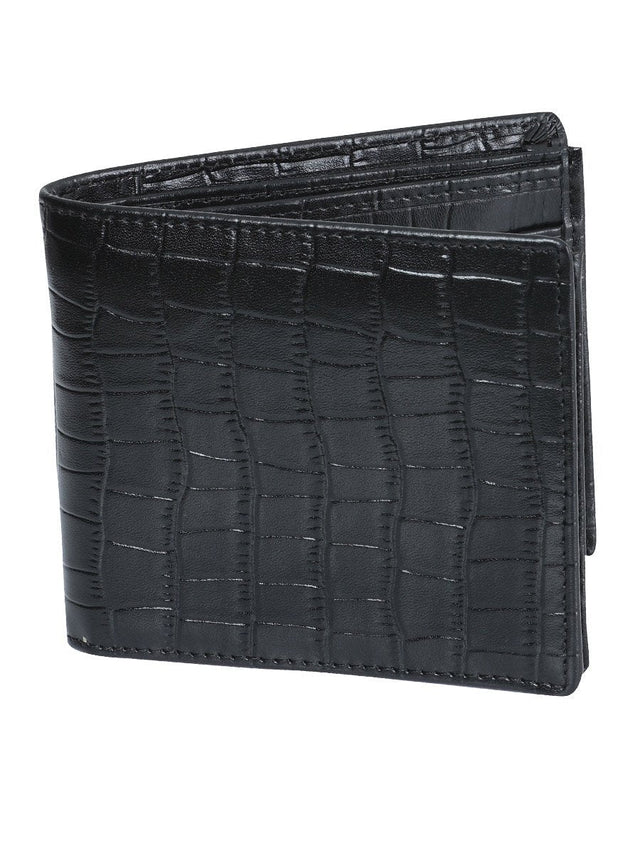 Cartera Casual Piel Grabada Para Hombre 'El General' NEGRO-42317 - BELLEZA'S - Cartera Casual Piel Grabada Para Hombre 'El General' NEGRO-42317 - BELLEZA'S - 42317