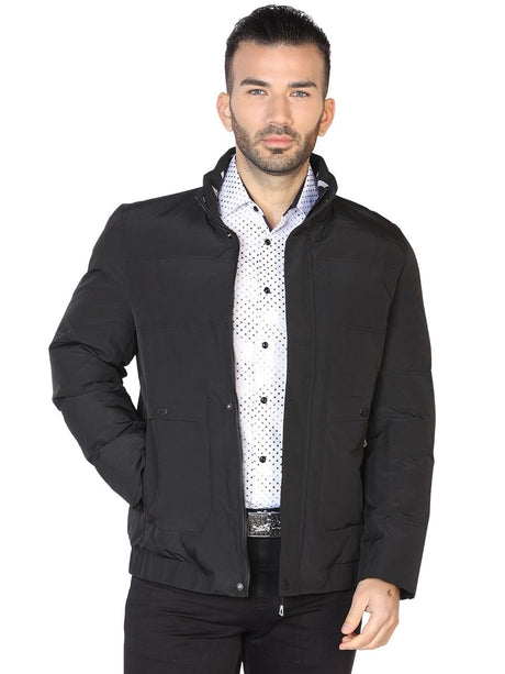 Chamarra Casual Para Hombre 'El General' BLACK-43083 - BELLEZA'S - Chamarra Casual Para Hombre 'El General' BLACK-43083 - BELLEZA'S - Chaleco - 43083