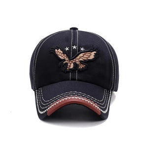 Eagle Embroidery Adjustable Baseball Cap, Outdoor Fishing Hip Hop UV Protection Cap - BELLEZA'S - Eagle Embroidery Adjustable Baseball Cap, Outdoor Fishing Hip Hop UV Protection Cap - HW01713