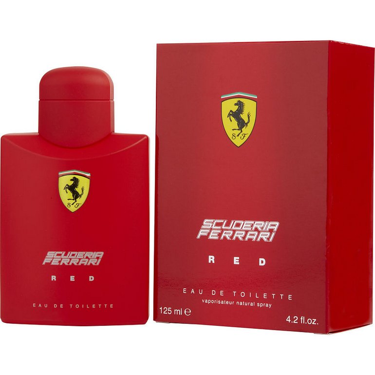 Ferrari Scuderia Red For Men Eau De Toilette Spray 4.2 oz - BELLEZA'S - Ferrari Scuderia Red For Men Eau De Toilette Spray 4.2 oz - Perfume Para Hombre - 245721