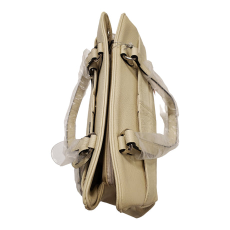 Giani Bernini Bridle Leather Hobo Bag (Ivory)Silver - BELLEZA'S - Giani Bernini Bridle Leather Hobo Bag (Ivory)Silver - Handbags - 100011254