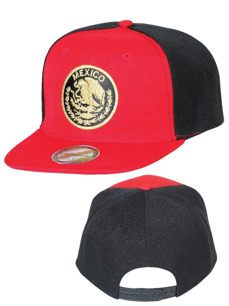 Gorra Mexico de Polyester/Lana para Hombre 'Centenario' * - ID: 42670 ROJO/NEGRO - BELLEZA'S - Gorra Mexico de Polyester/Lana para Hombre 'Centenario' * - ID: 42670 ROJO/NEGRO - BELLEZA'S - 42670