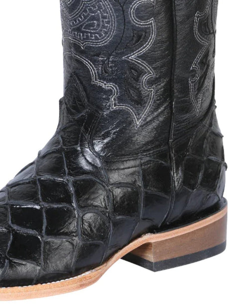 Men's Boots | Botas Rodeo Bovino/Monster Fish Imit Para Hombre 'El General' *NEGRO-41792* - BELLEZA'S - Men's Boots | Botas Rodeo Bovino/Monster Fish Imit Para Hombre 'El General' *NEGRO-41792* - Botas - 41792 6