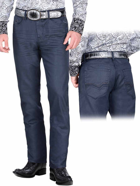 Pantalon Casual para Hombre, 100% Polyester 'El General' - ID: 34954 NAVY - BELLEZA'S - Pantalon Casual para Hombre, 100% Polyester 'El General' - ID: 34954 NAVY - BELLEZA'S - 34954