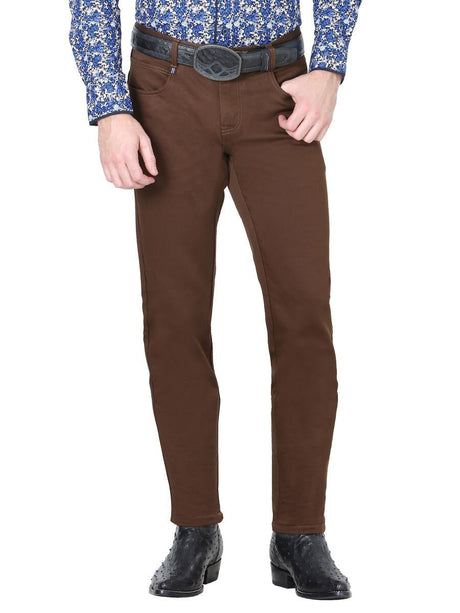 Pantalon Casual para Hombre, 98% Cotton, 2% Spandex 'Centenario' - ID: 41165 CAFE - BELLEZA'S - Pantalon Casual para Hombre, 98% Cotton, 2% Spandex 'Centenario' - ID: 41165 CAFE - BELLEZA'S - 41165