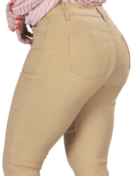 Pantalón De Gabardina Stretch - BELLEZA'S - Pantalón De Gabardina Stretch - BELLEZA'S - Pantalones - W1506