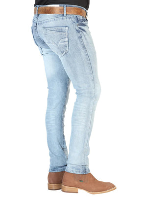 Pantalon De Mezclilla Casual Para Hombre 'El Norteño' *Azul Claro-126632* - BELLEZA'S - Pantalon De Mezclilla Casual Para Hombre 'El Norteño' *Azul Claro-126632* - Pantalones - 126632