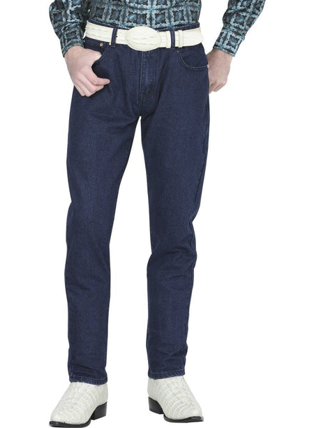 Pantalon Jeans De Mezclilla Para Hombre 'El General' AZUL OBSCURO-41330 - BELLEZA'S - Pantalon Jeans De Mezclilla Para Hombre 'El General' AZUL OBSCURO-41330 - BELLEZA'S - 41330