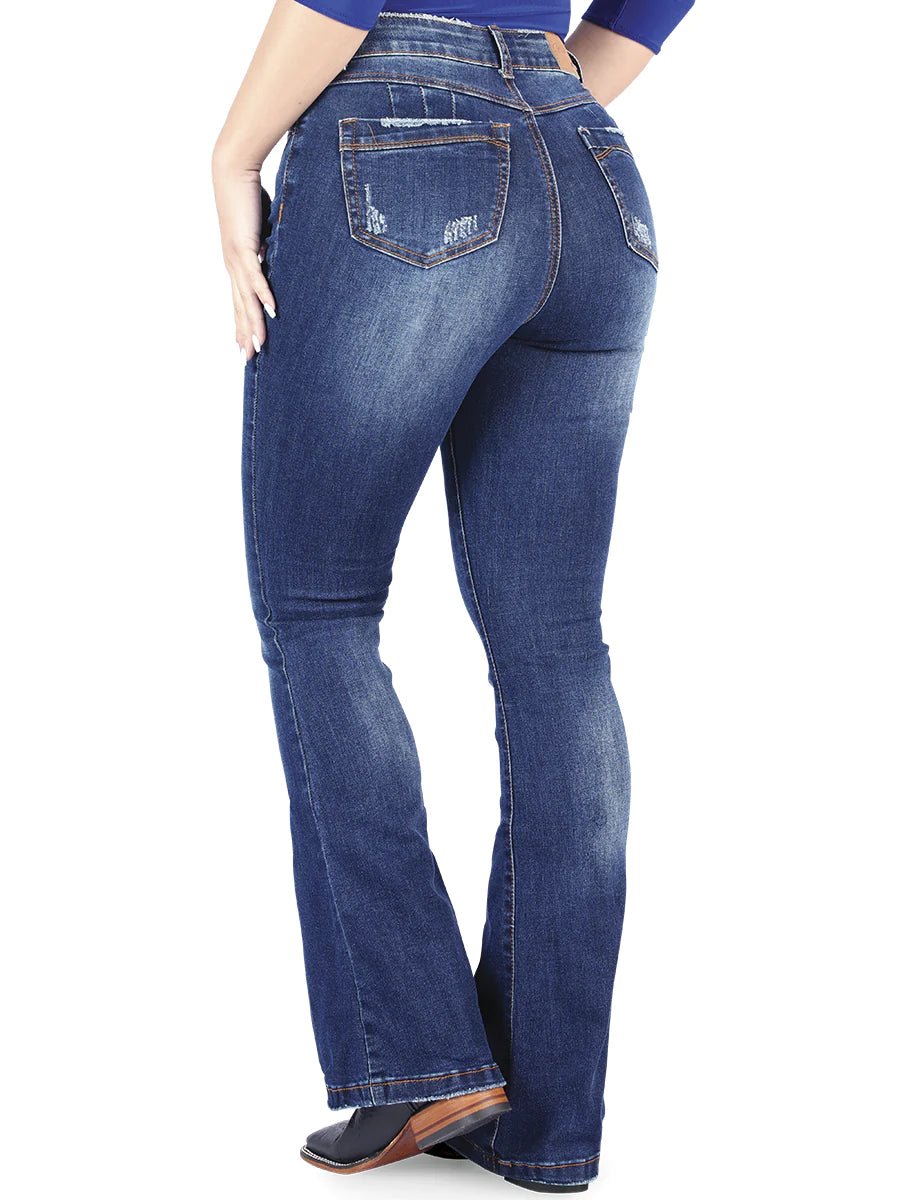 Elegant Pantalones Skinny Jeans Vaqueros De Mezclilla Colombianos