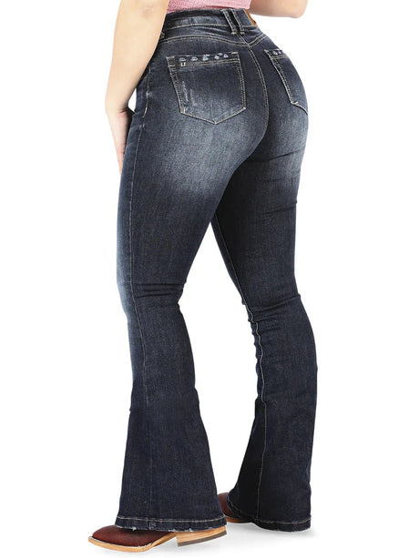 Pantalón Vaquero Para Mujer Mezclilla Stretch Legend ESTILO YL030 - BELLEZA'S - Pantalón Vaquero Para Mujer Mezclilla Stretch Legend ESTILO YL030 - Pantalones Colombianos - YL 030 1