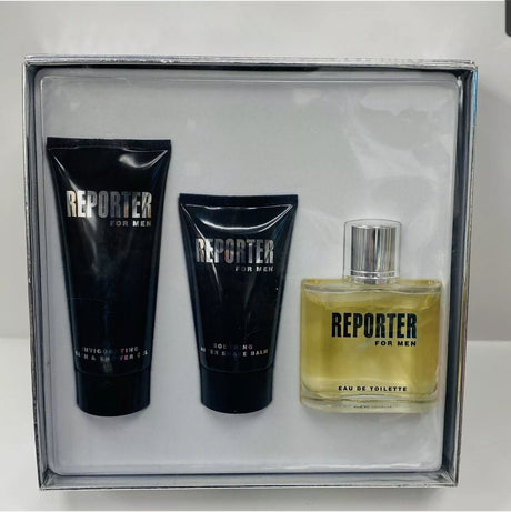 Reporter For Men 3 Pcs Gift Set - BELLEZA'S - Reporter For Men 3 Pcs Gift Set - BELLEZA'S - 31284