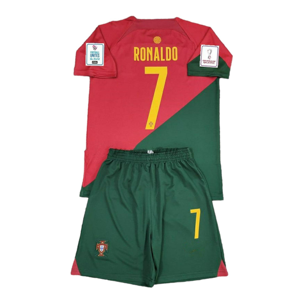 RONALDO #7 ALNASSR Authentic Sports Kid's Jersey T-Shirts & Shorts -  BELLEZA'S