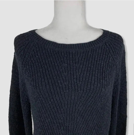 Style & Co Cotton Bell-Sleeve Top Black Size XL Women Sweaters - BELLEZA'S - Style & Co Cotton Bell-Sleeve Top Black Size XL Women Sweaters - BELLEZA'S - Sweater -